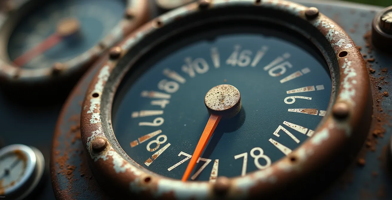 Rappresentazione visiva della svalutazione di una moto nel tempo con indicatori per la convenienza della Kasko